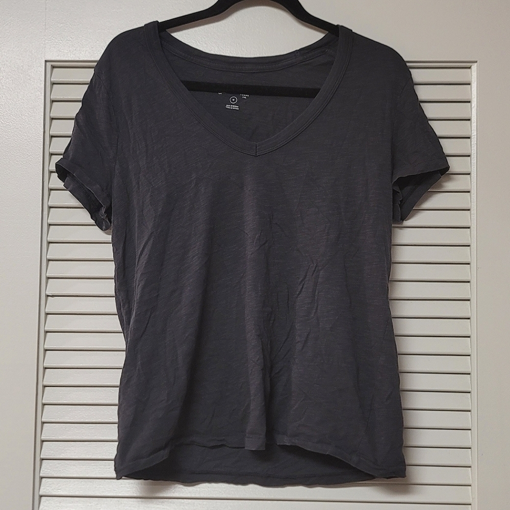 Universal Thread- 100% Cotton Short-Sleeve V-Neck Short-Sleeve Top